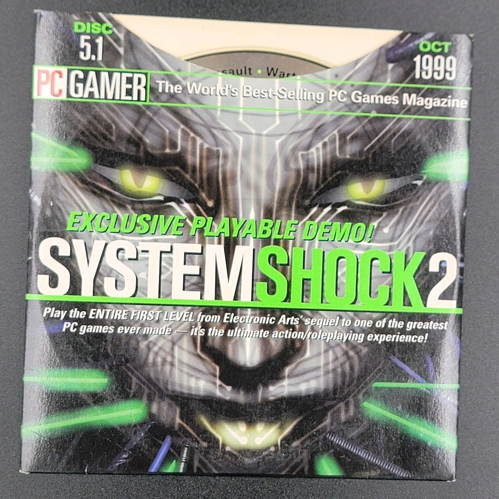 VINTAGE 1999 Demo 5.1 SYSTEM SHOCK 2 STAR WARS:EP. ONE-RARE!
